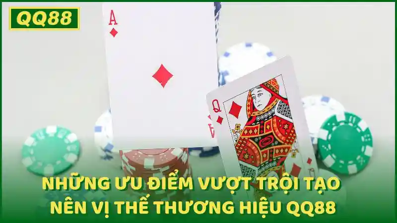 Những ưu điểm vượt trội tạo nên vị thế thương hiệu QQ88